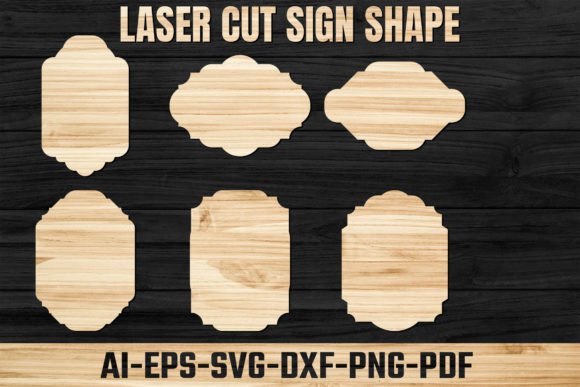 Download Laser Die Cut Sign Shape SVG Bundle 07 - Premium Resources