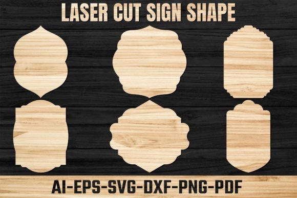 Download Laser Die Cut Sign Shape SVG Bundle 14 - Premium Resources