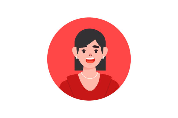 Download The Avatar of a Smiling Girl - Smiling girl Collection