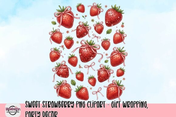 Download Sweet Strawberry PNG Clipart - Gift Wrapping, Party Decor - Premium Resources
